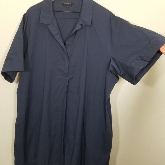 Lafayette 148 New York Tunic Dress with Pockets Stretch Size 2X - Picture 2 of 9